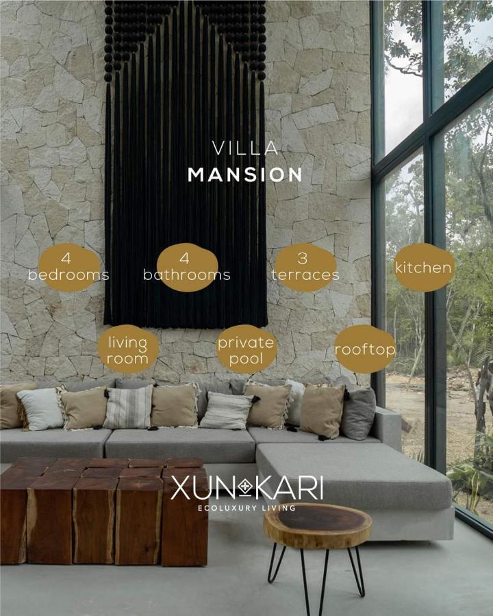 Villa Xuncari En El Corazon De La Selva Tulum Exterior foto